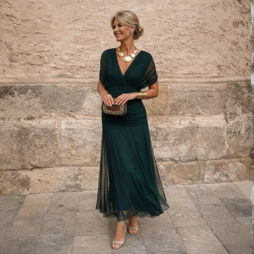 chiffon emerald green dress Genevieve Rush Service:With Rush+$29.99 FILTER BY/BY COLOR/Black Satin Charmeuse Shop Our High Waist