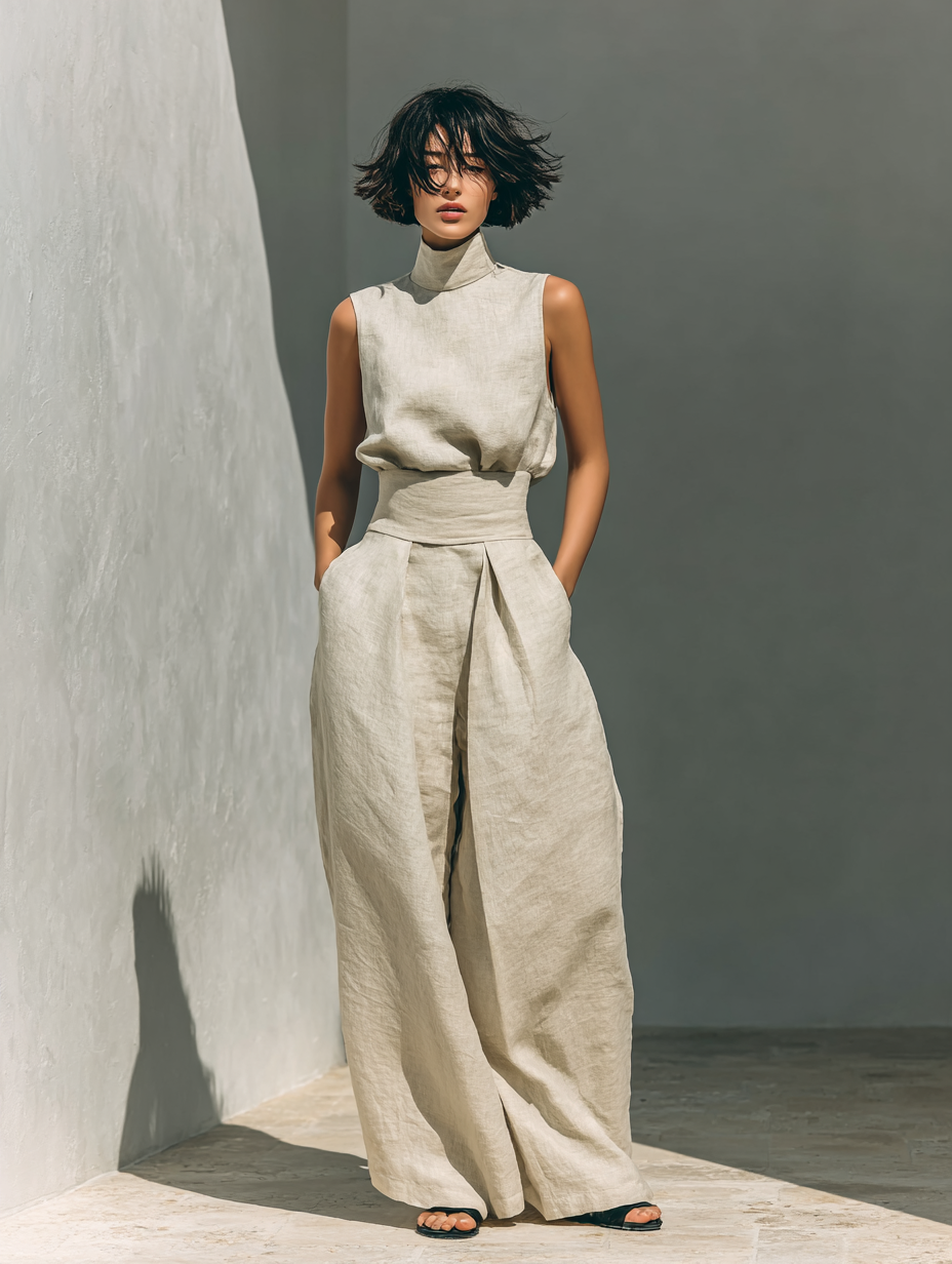 Anna | Cotton-Linen Co-Ord Set