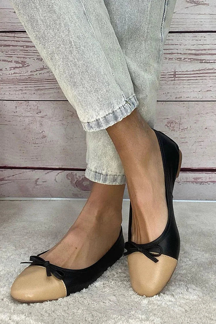 Millicent – Round-Toe Bow Flats