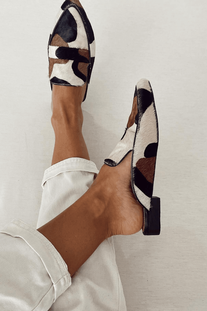 Sibylla | Patchwork Round-Toe Loafers