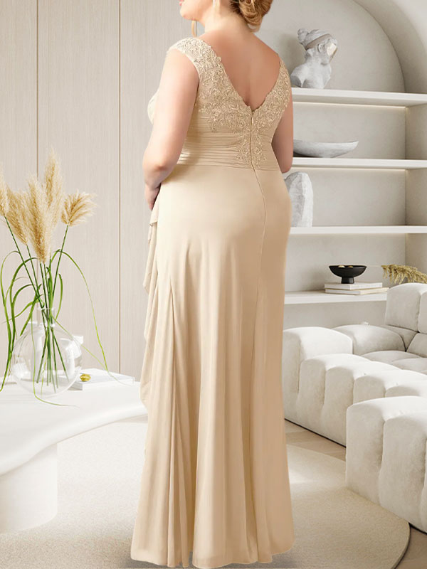 Champagne A-Line Dress with Sweetheart Neckline and Pleated Mesh Design