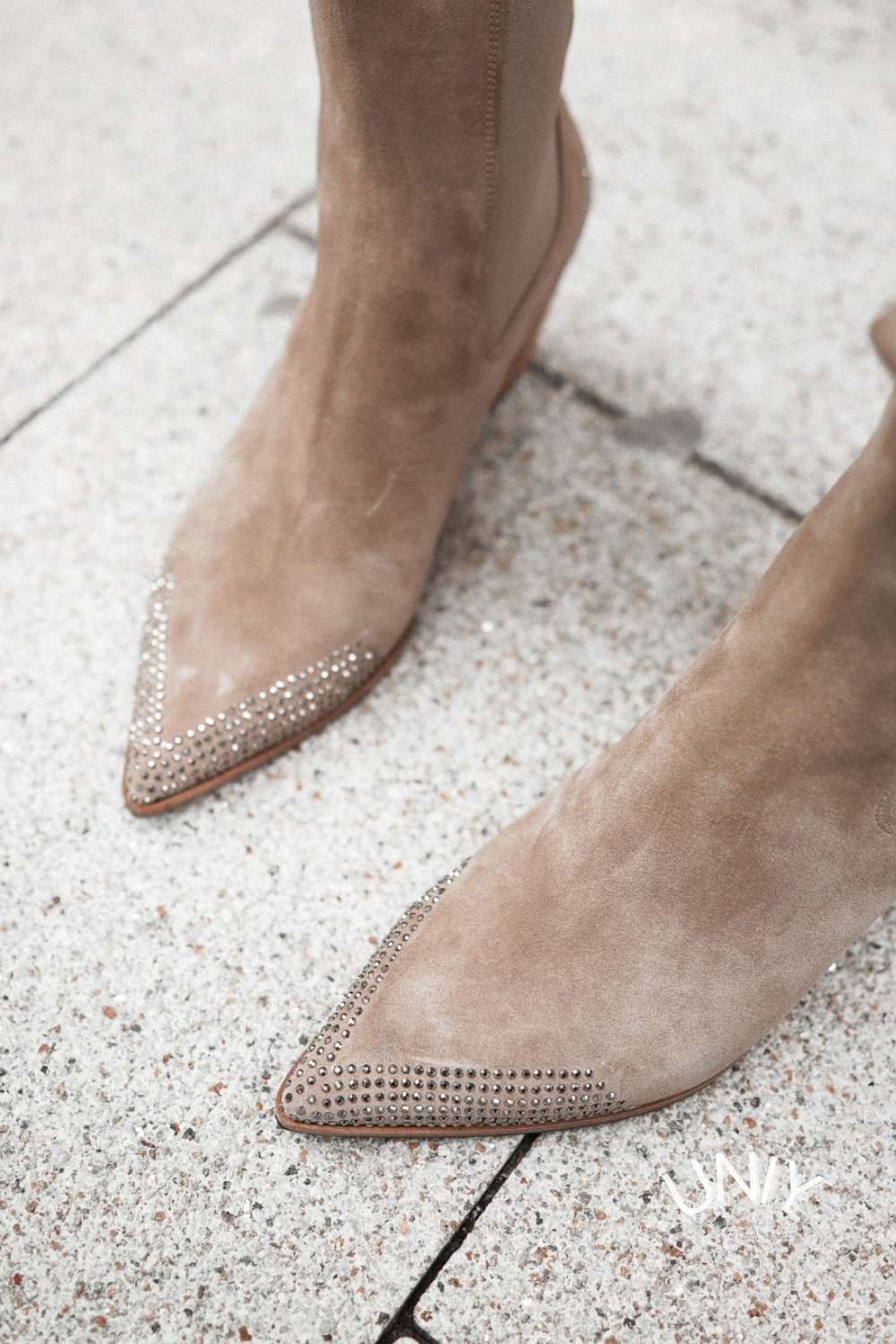 Odette | Ankle Western Suede Boots