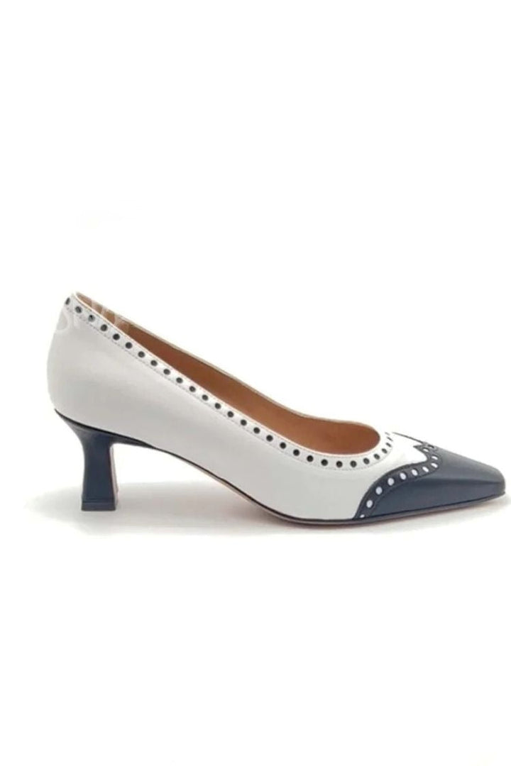 Josephine | Mid Cut-Out Elegant Pointed-Toe Heels