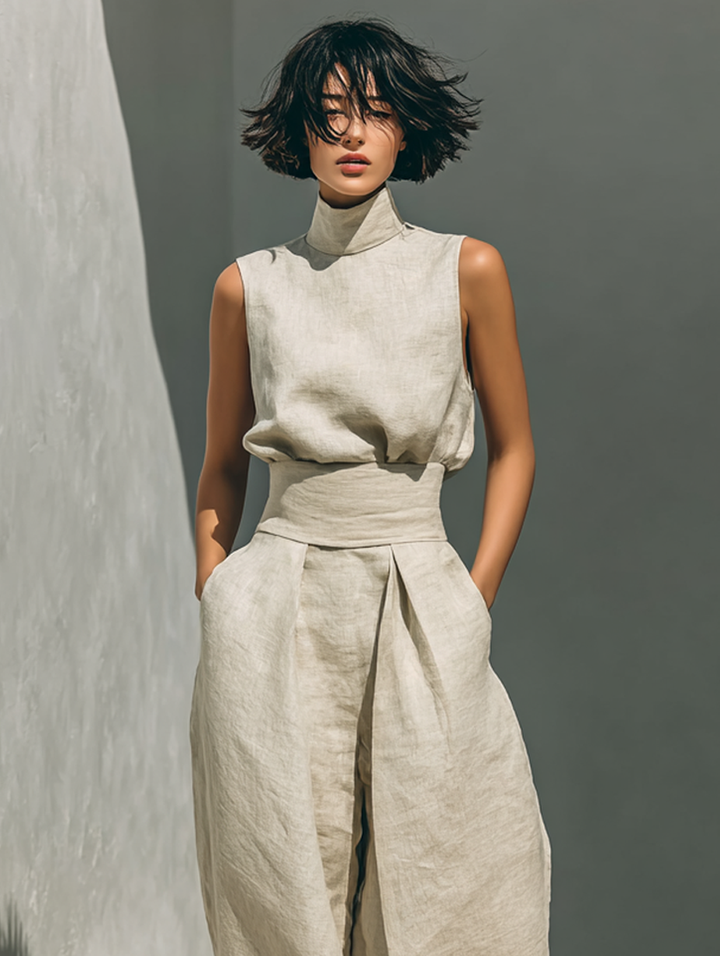 Anna | Cotton-Linen Co-Ord Set