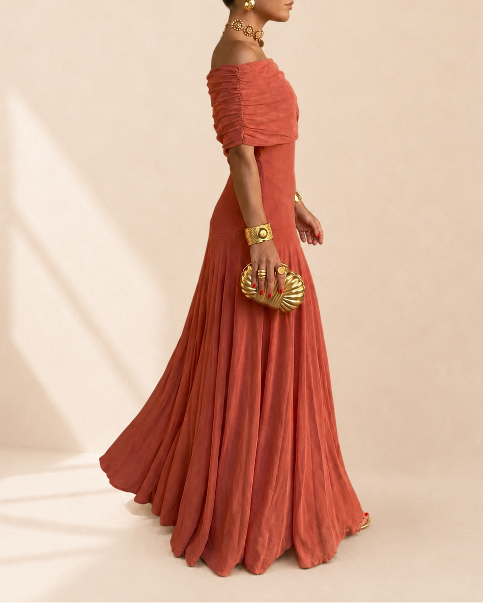 Toledo Dress | Off Shoulder