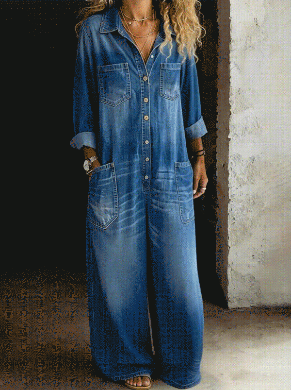 Lena | Casual Denim Overall