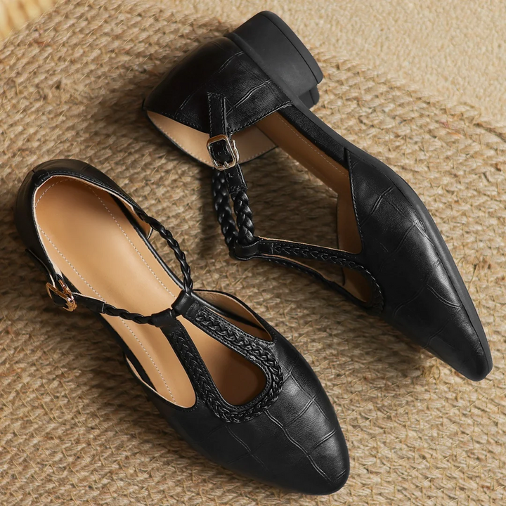 Lara Leather Mary Janes