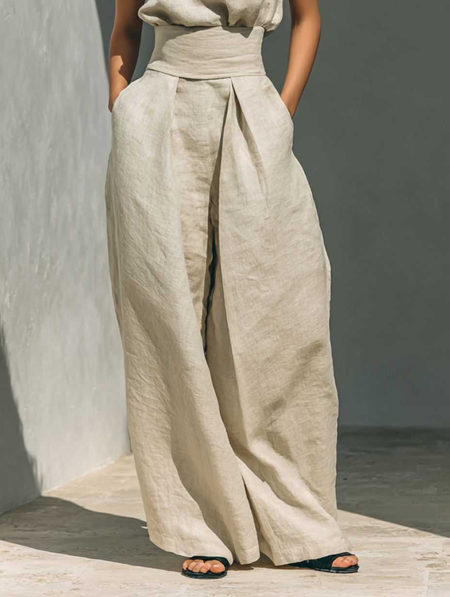 Anna | Cotton-Linen Co-Ord Set