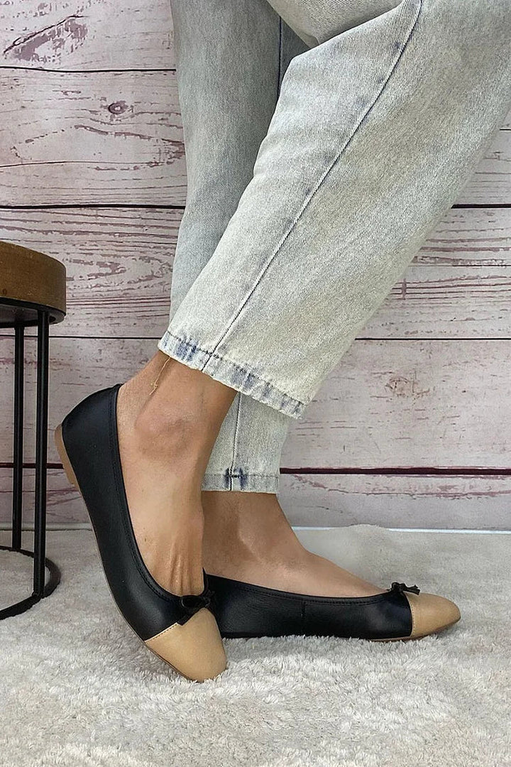 Millicent | Round-Toe Bow Flats