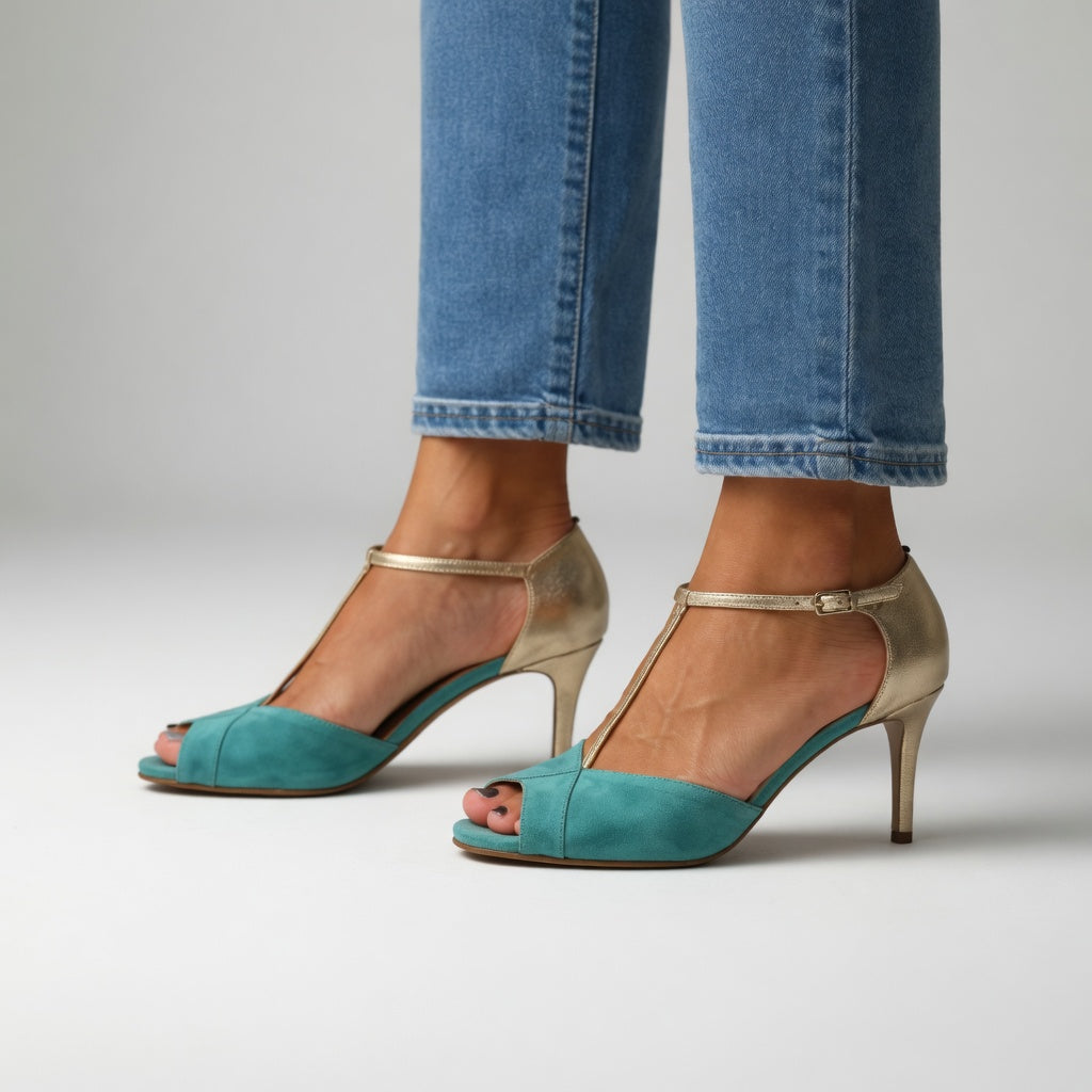 Roksana | Colorful Heel Sandals