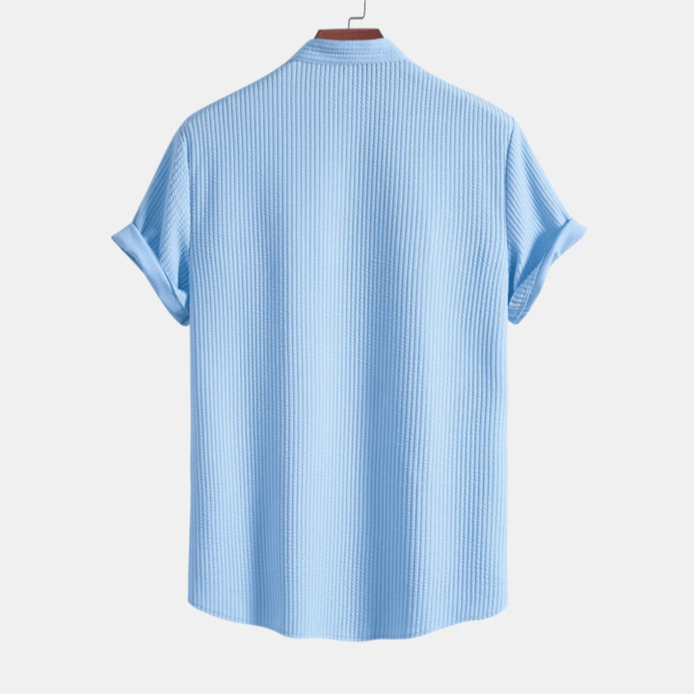 Franklin – Men’s Fine-Rib Textured Shirt