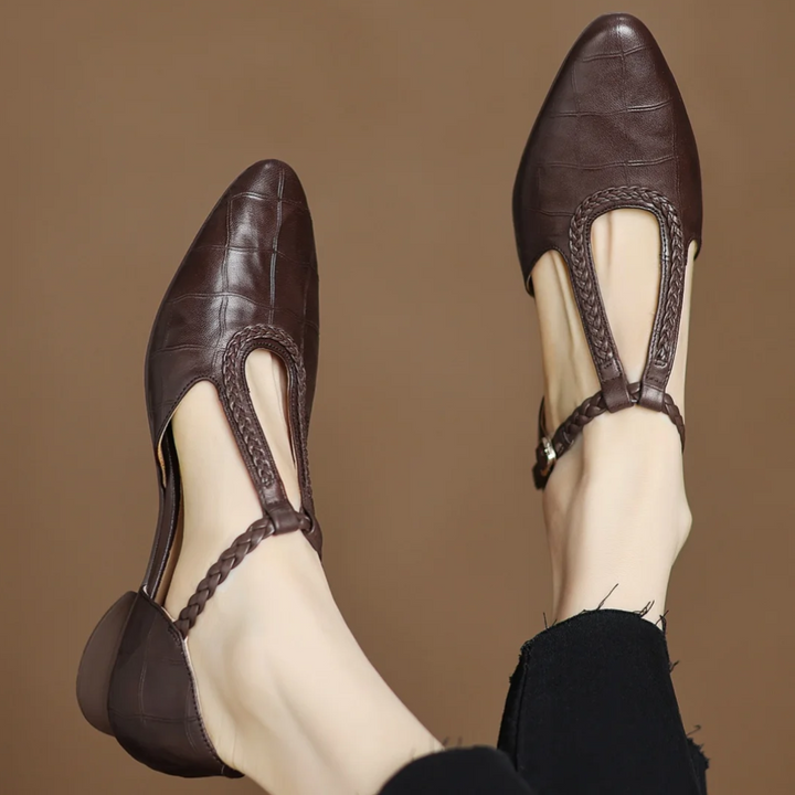 Lara Leather Mary Janes