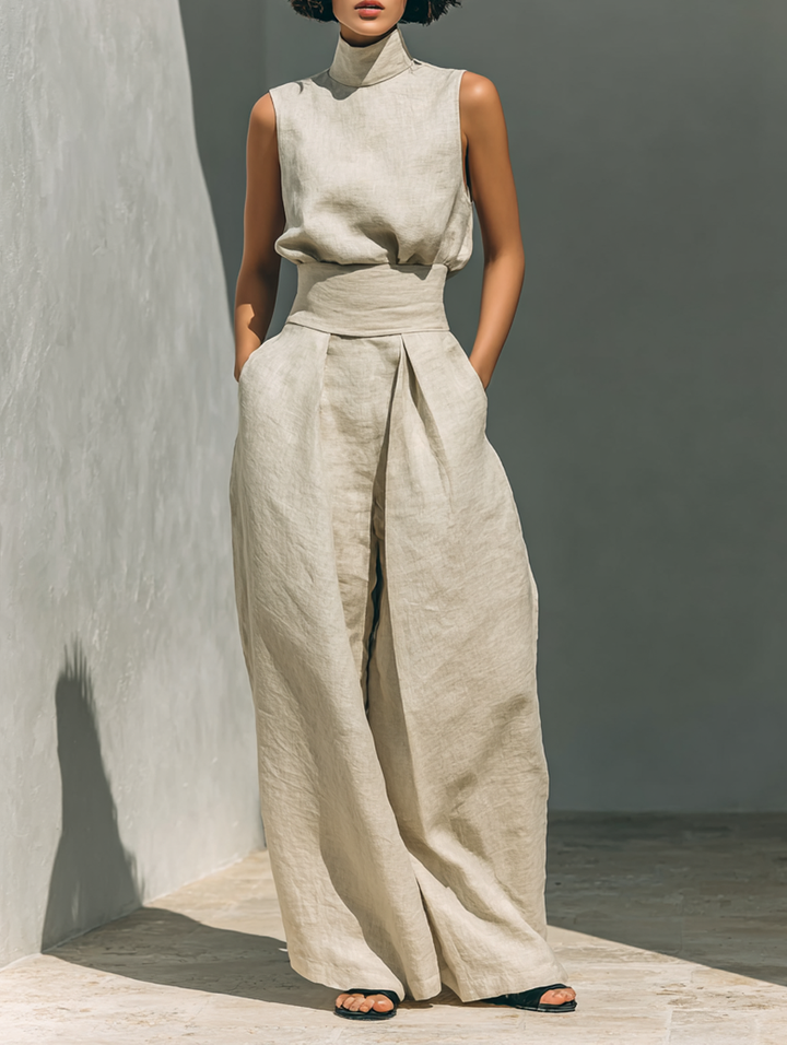 Anna | Cotton-Linen Co-Ord Set