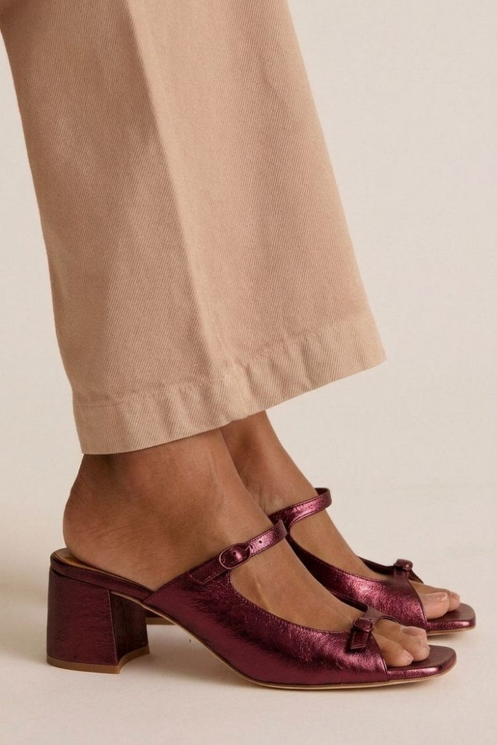 Priscilla | Chunky Slingback Cut-Out Heels