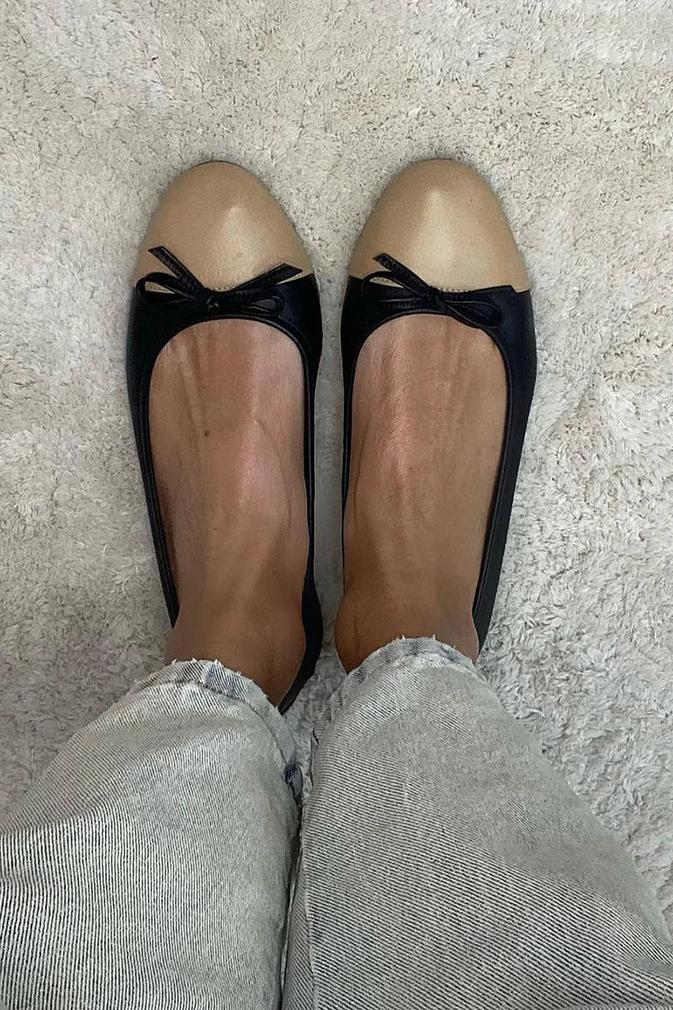 Millicent | Round-Toe Bow Flats