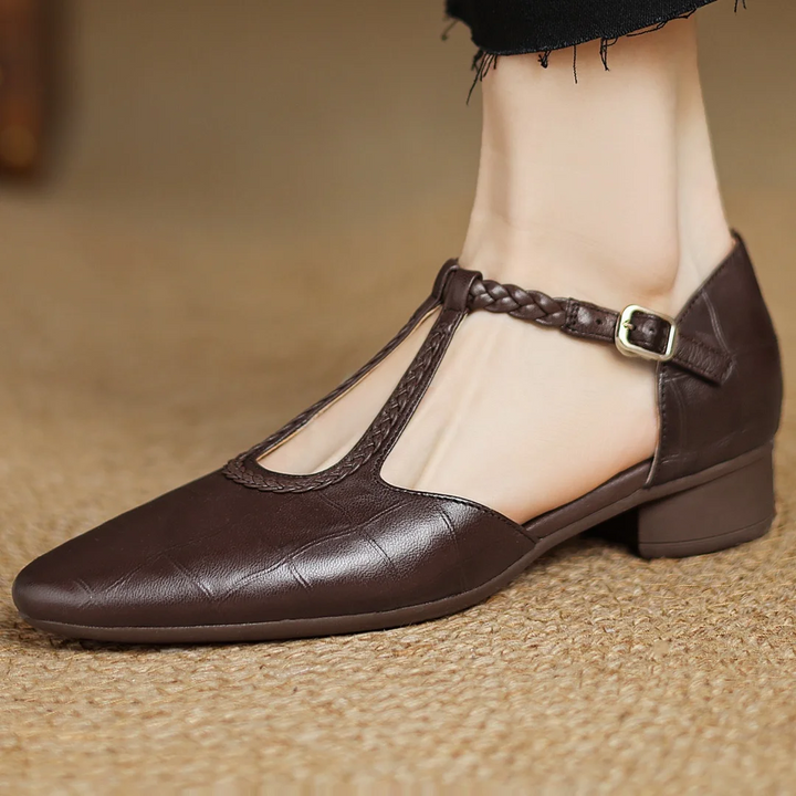 Lara Leather Mary Janes