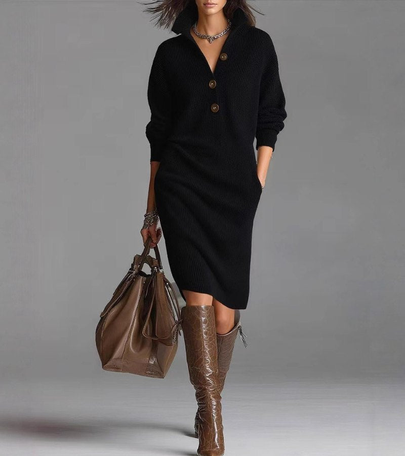 Emily | Cozy Overknee Sweater Dress