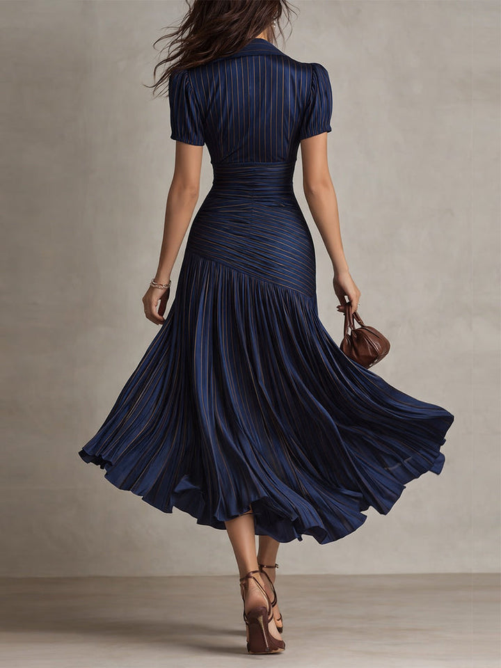 Margaux | Pleated Midi Dress