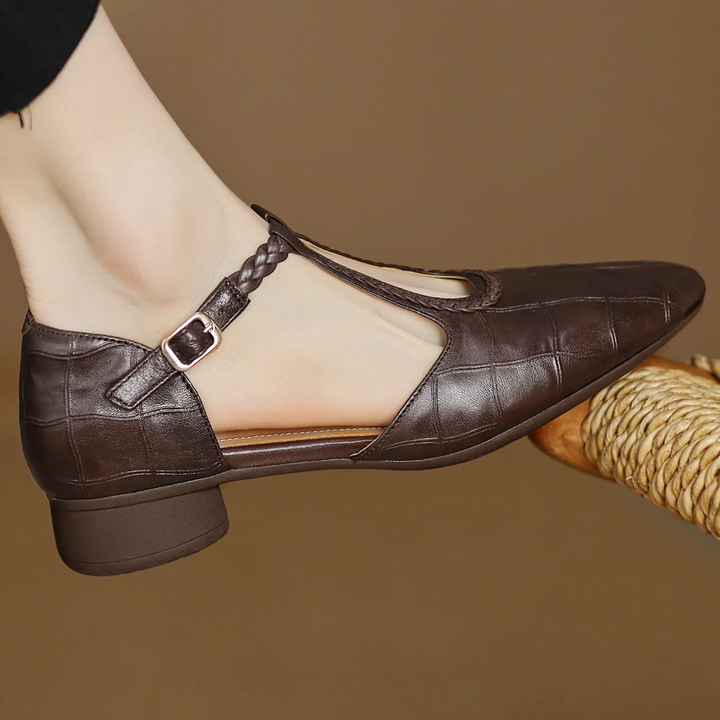 Lara Leather Mary Janes