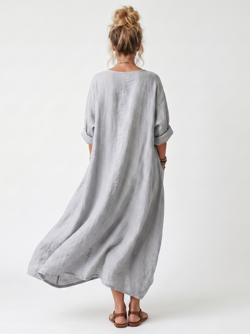 Margaux | V-Neck Pocket Maxi