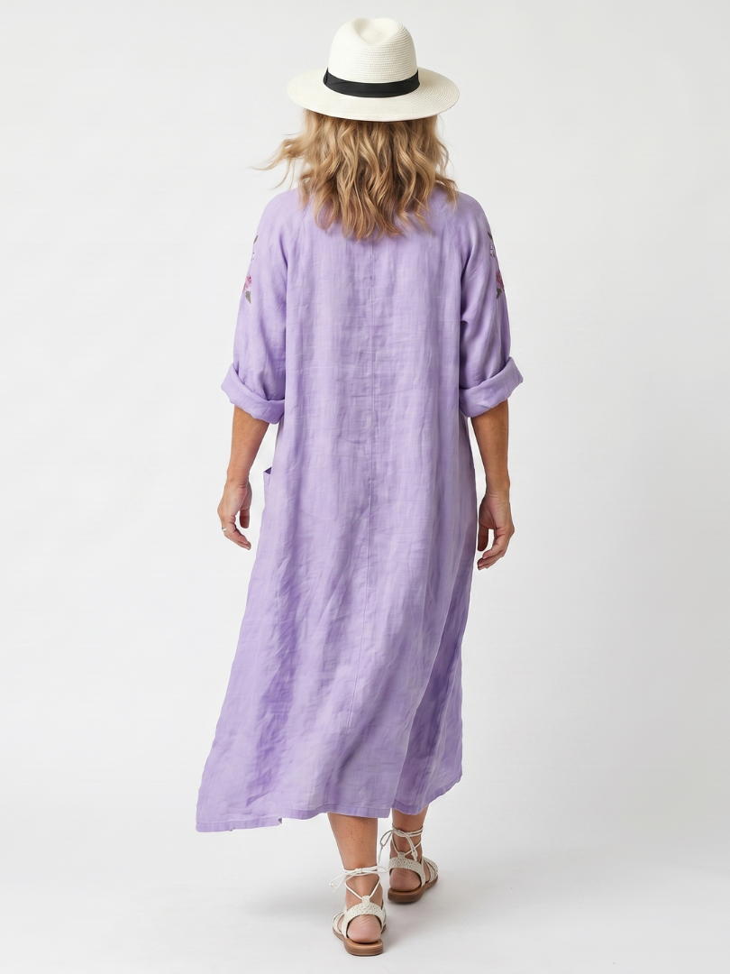 Margaux | V-Neck Pocket Maxi