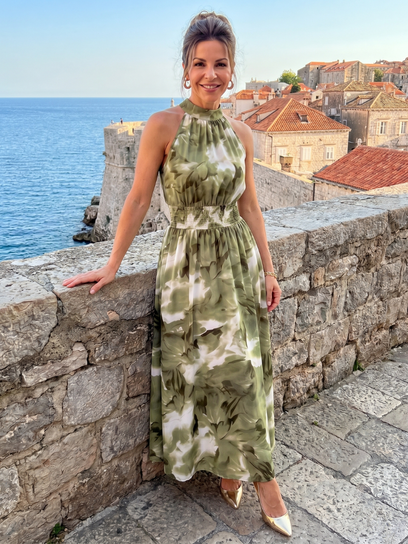 OLIVIA | ELEGANT MIDI DRESS FOR WOMEN