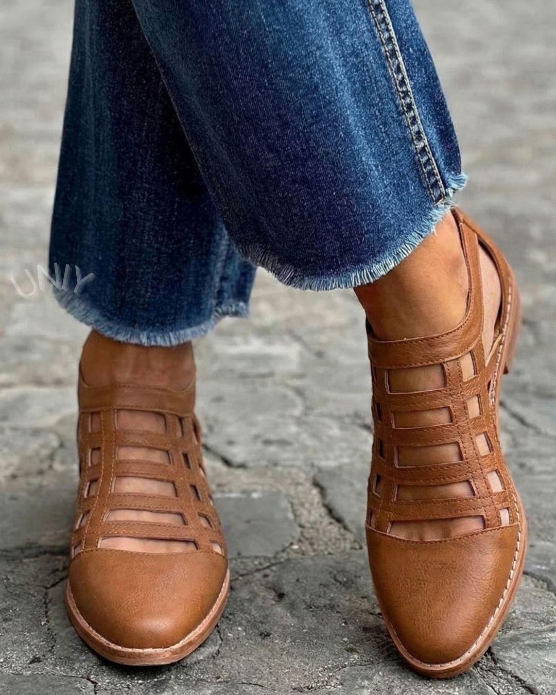 Faye – Woven Versatile Flat Pointed-Toe Loafers
