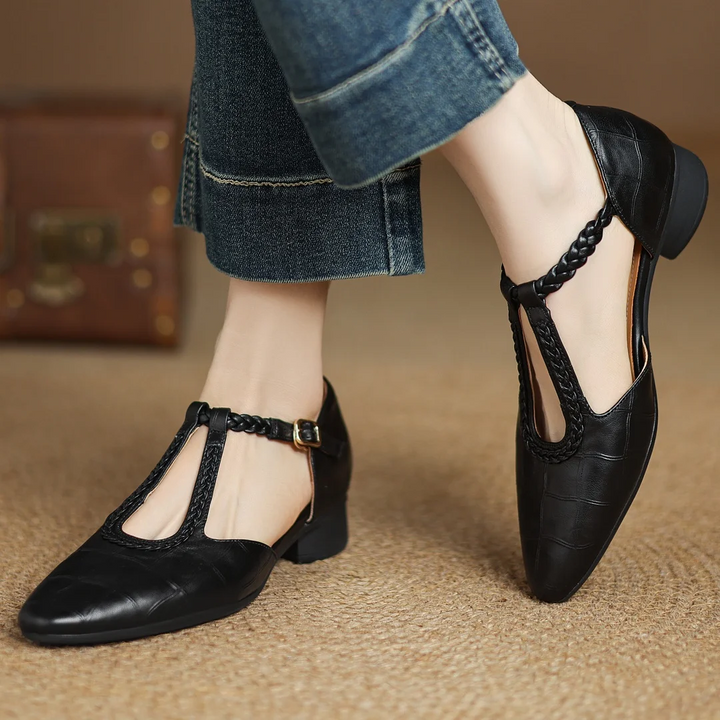 Lara Leather Mary Janes