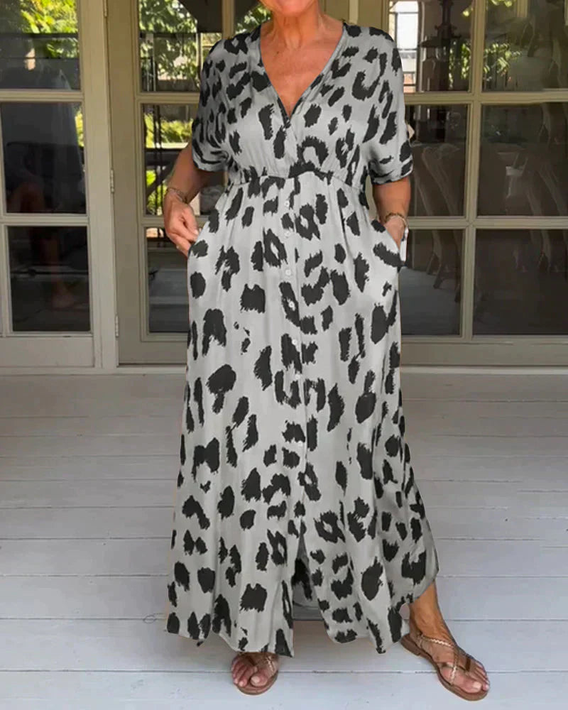 Anne | Leopard Print Dress