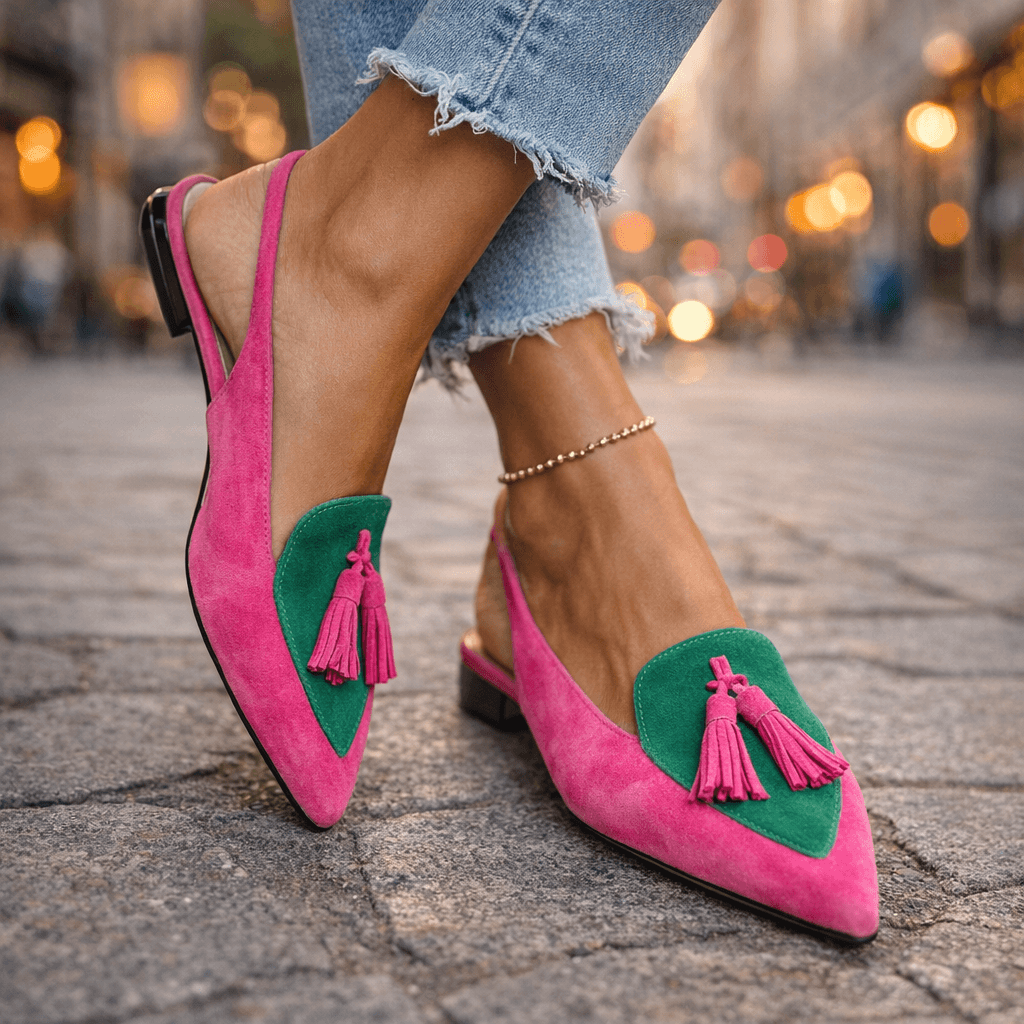 Evelyn | Strappy Tassel Sandals