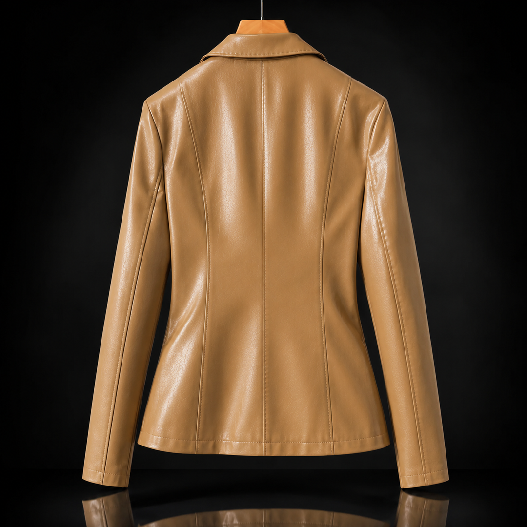 Rivera Lambskin Leather Blazer
