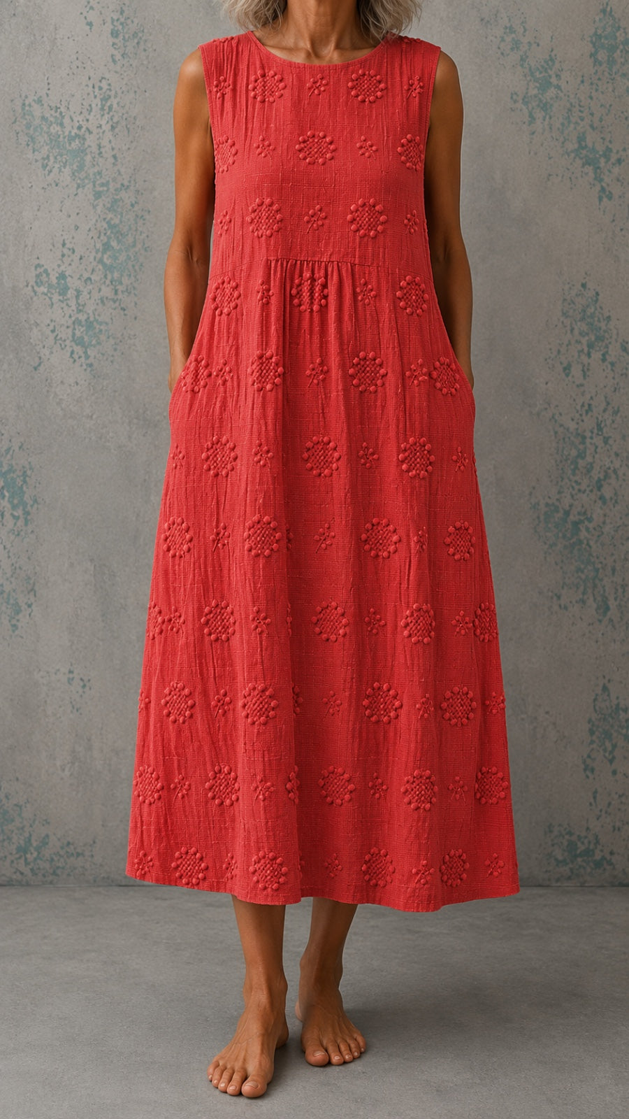 Linda | Sleeveless Linen Dress