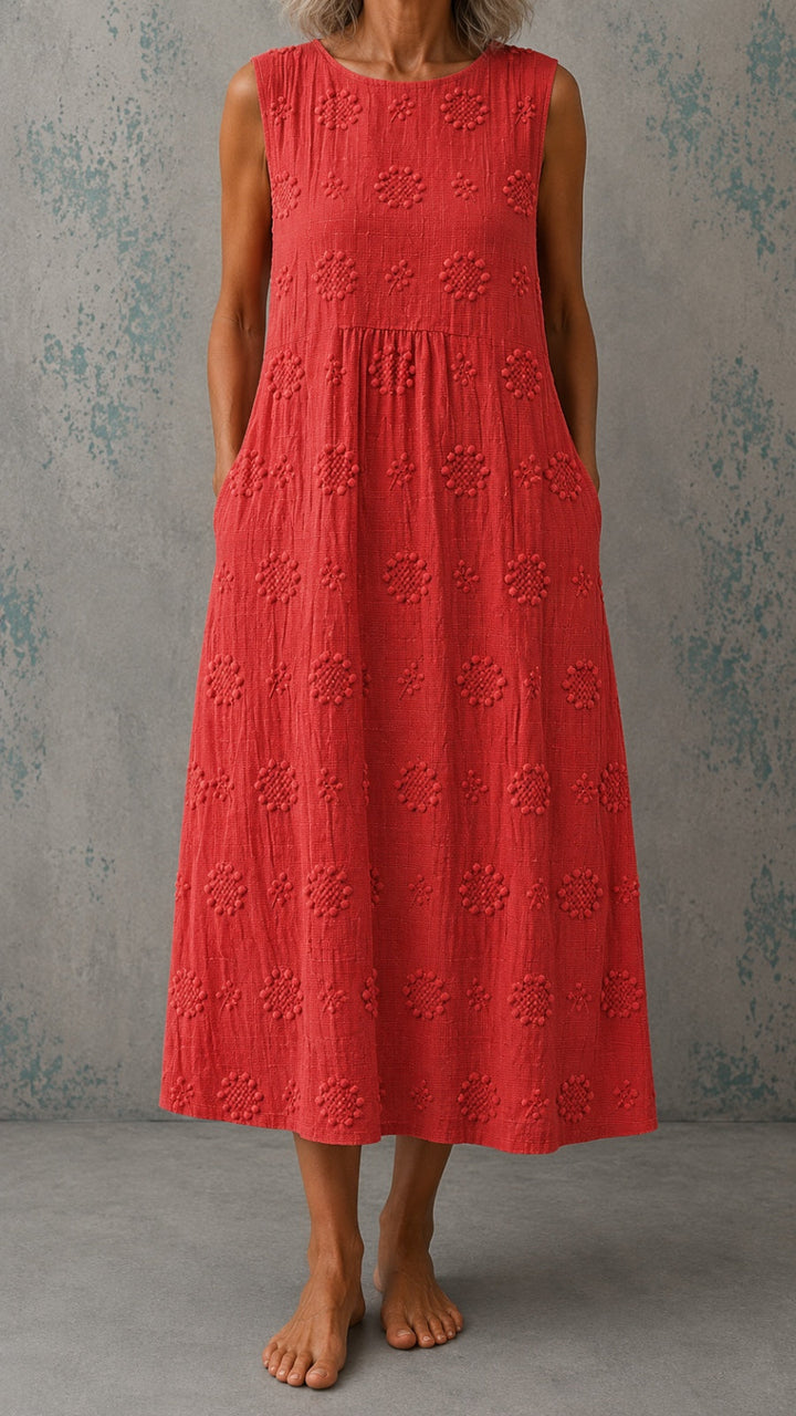 Linda | Sleeveless Linen Dress