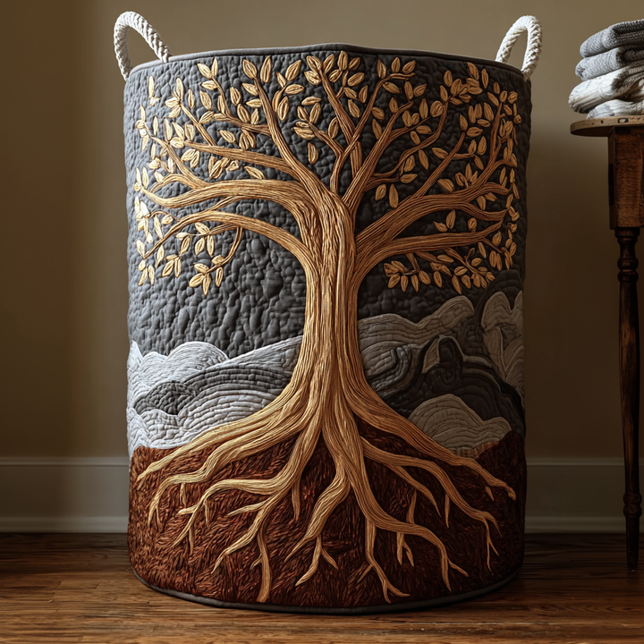 Forest Spirit | Quilted Laundry Basket