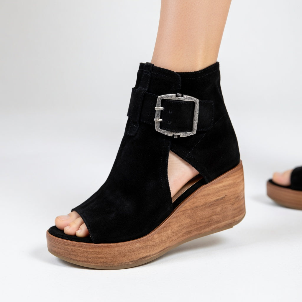 Orelisse | Open Wedge Booties