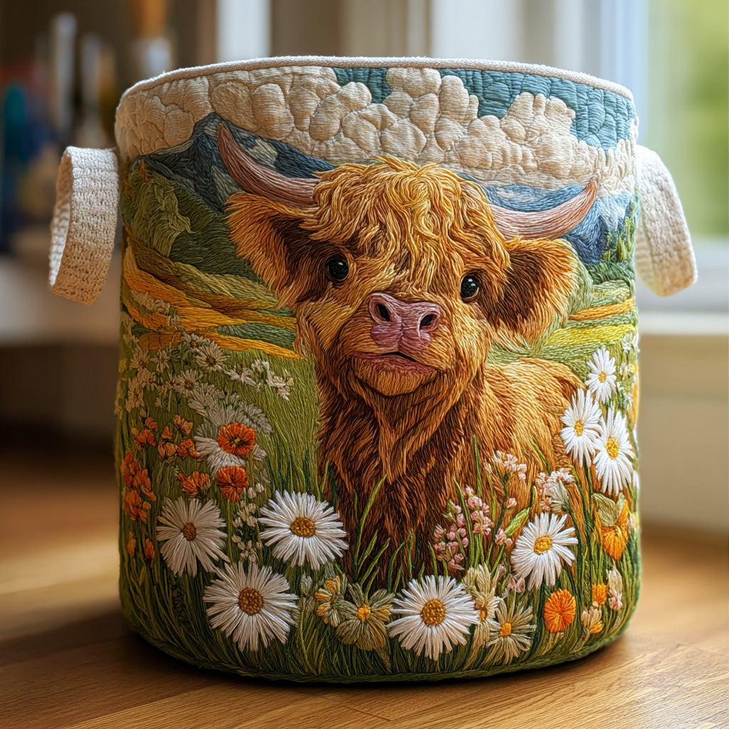 Hazel | Quilted Cottage Laundry Basket