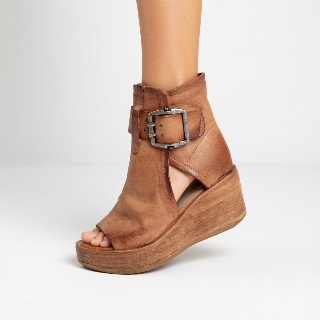 Orelisse | Open Wedge Booties