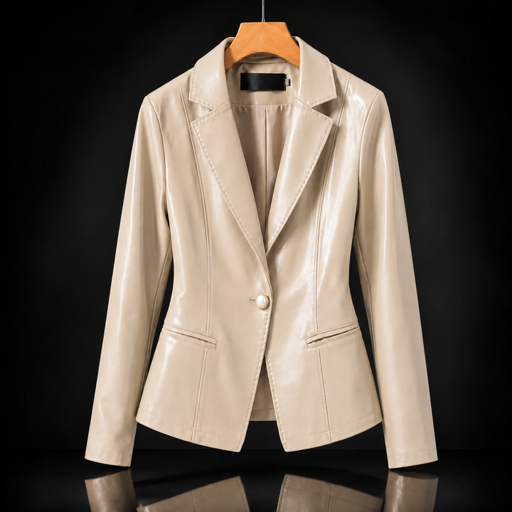 Rivera Lambskin Leather Blazer