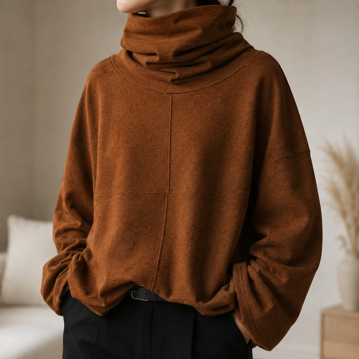 Marlowe Cowl-Neck Pullover