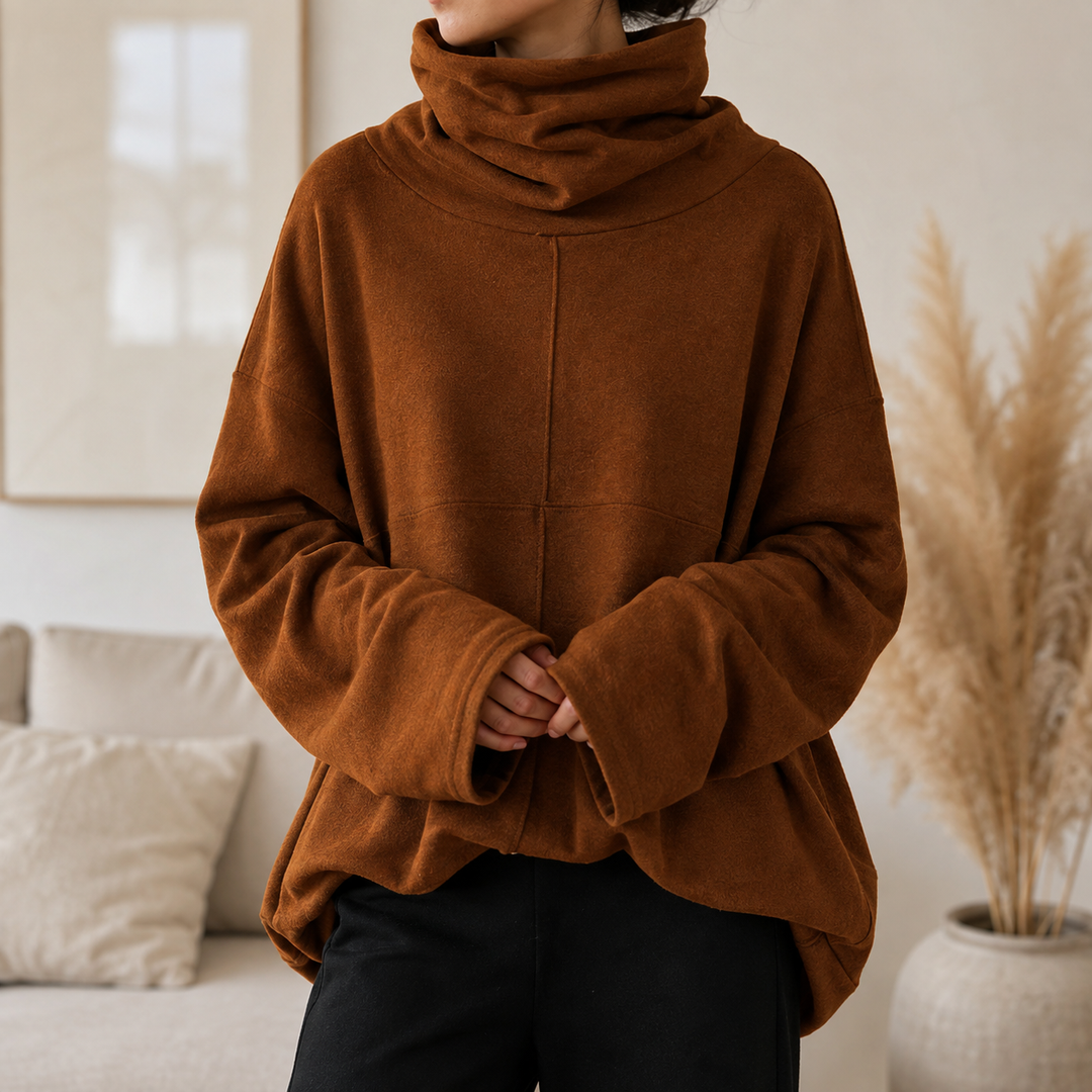 Marlowe Cowl-Neck Pullover