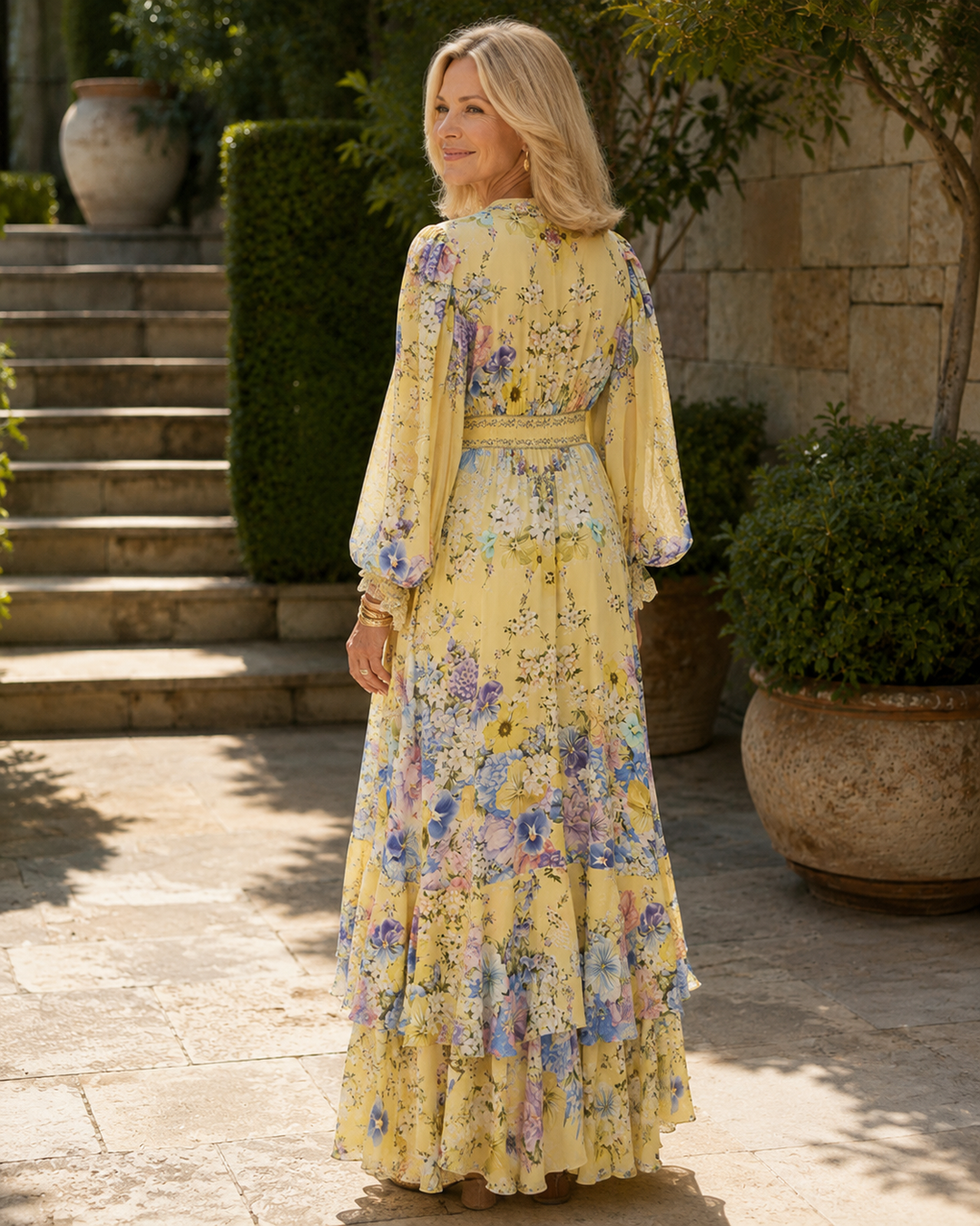 Evangeline™ | Garden Romance Maxi Dress