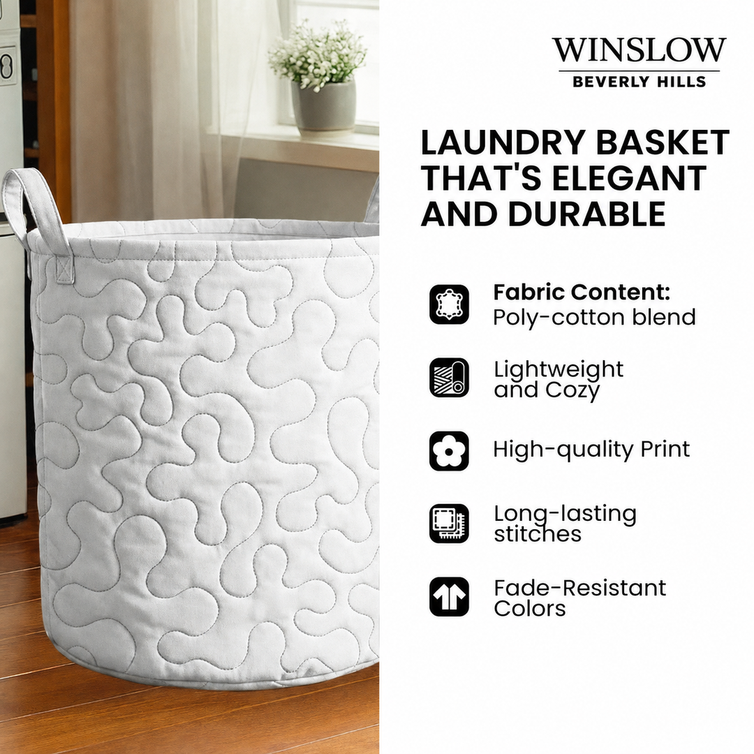 Trudy | Fall Harvest Fox Quilted Laundry Basket