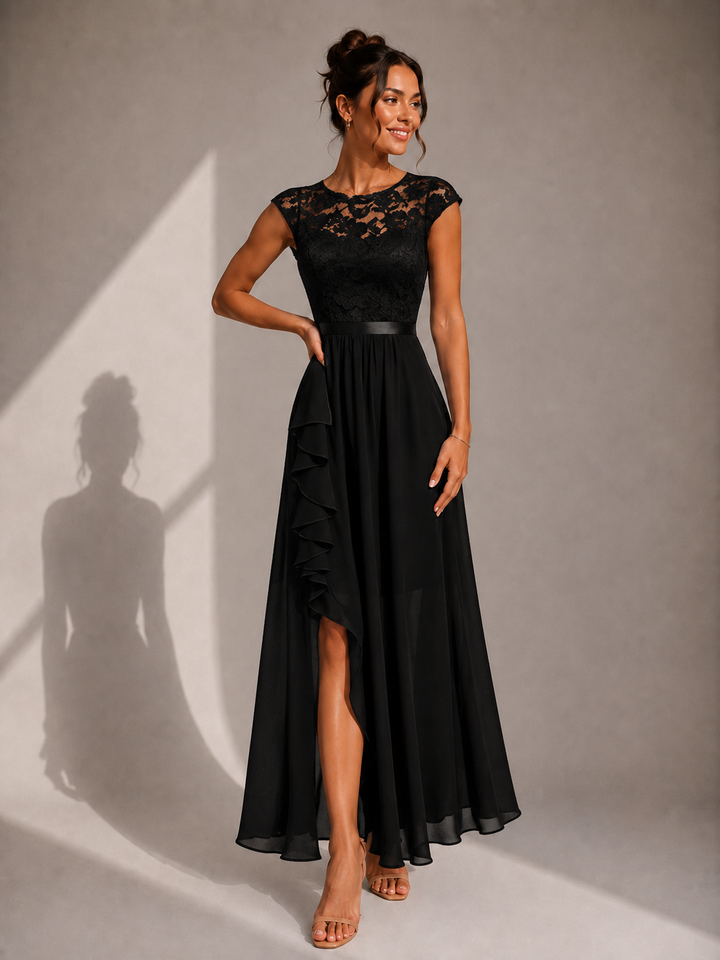 Rosalind™ | Graceful Lace Cocktail Maxi Dress
