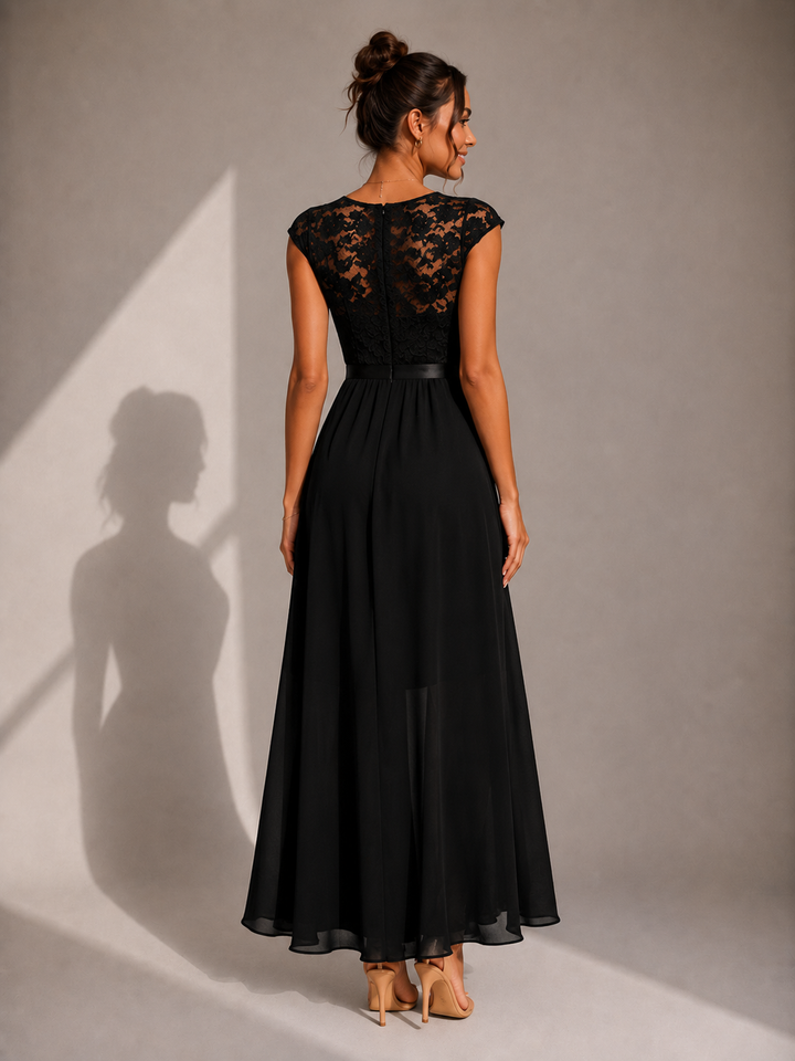 Rosalind™ | Graceful Lace Cocktail Maxi Dress