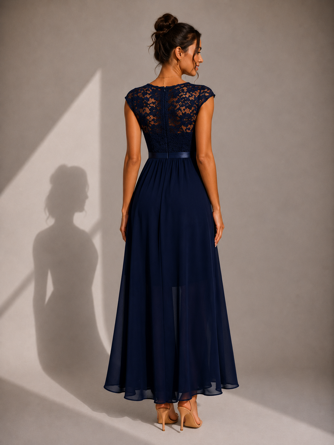 Rosalind™ | Graceful Lace Cocktail Maxi Dress