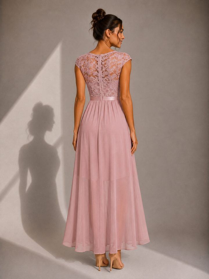 Rosalind™ | Graceful Lace Cocktail Maxi Dress