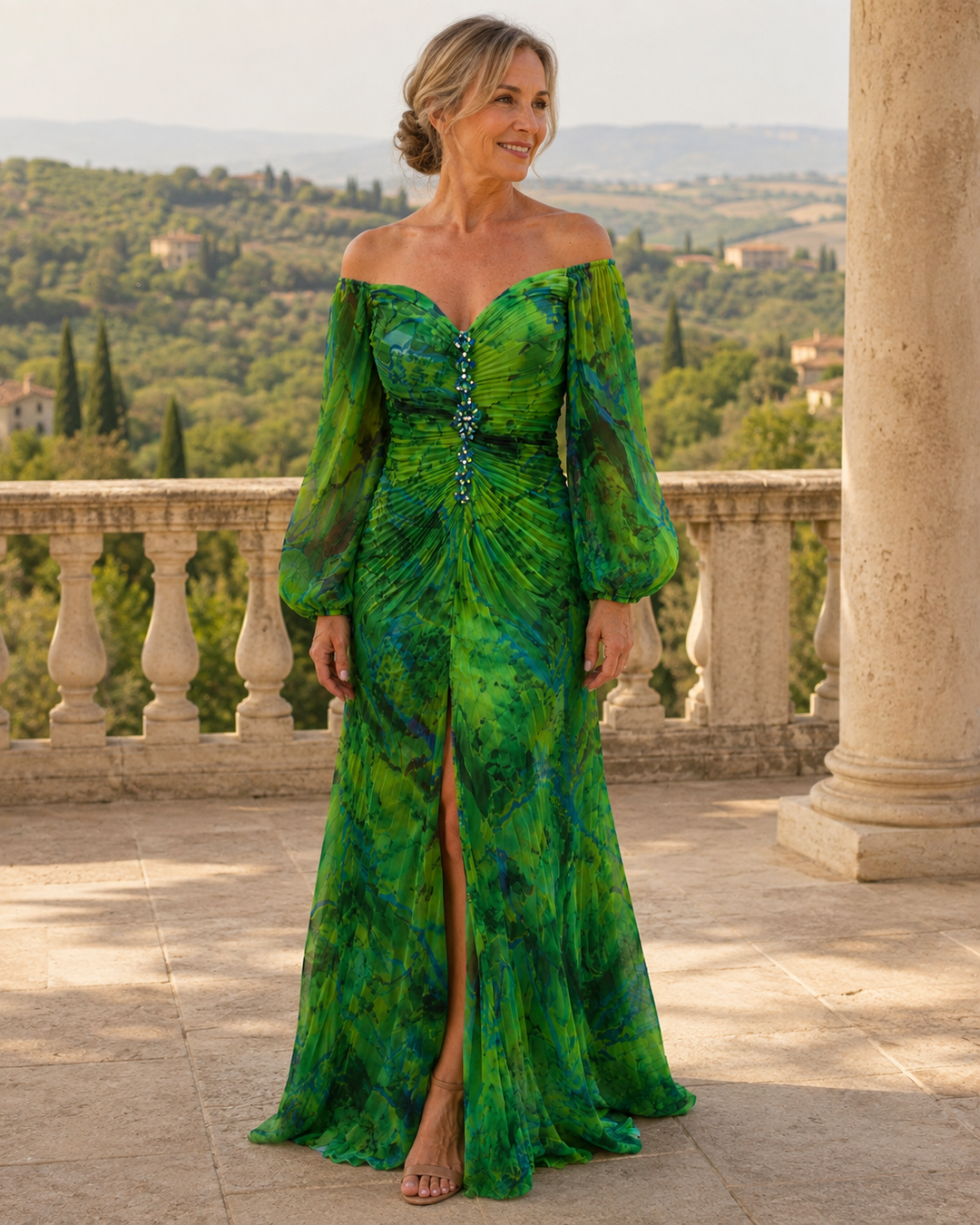 Vivienne | Off-Shoulder Maxi Dress