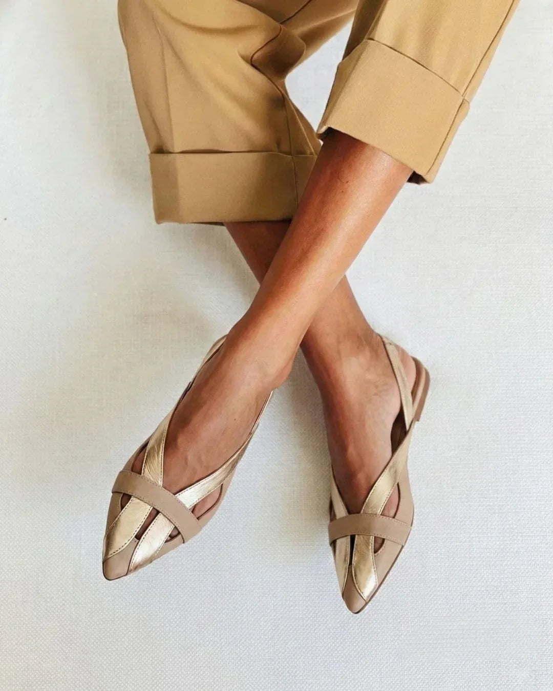 Charlotte – Slingback Chic Pointed-Toe Flats