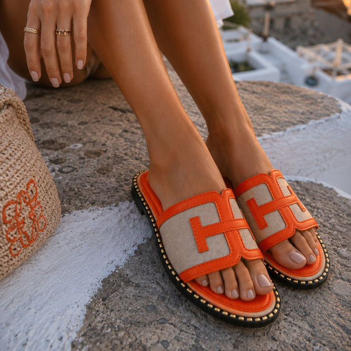 Gia Comfort Strap Sandal - Two-Tone IV