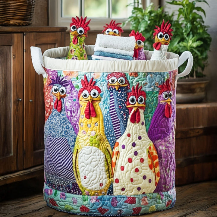 Hazel | Quilted Cottage Laundry Basket